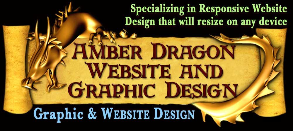 Amber Dragon Website and Graphic Design